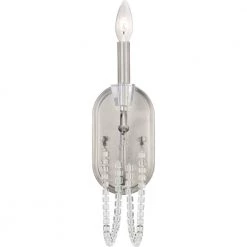 Stratham Collection 1-Light Brushed Nickel Sconce by Progress Lighting -Progress Lighting Shop brushed nickel progress lighting vanity lighting p710053 009 fa 1000