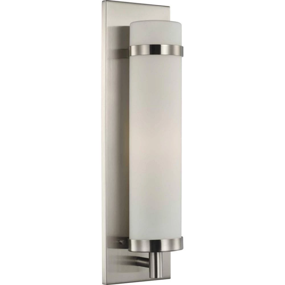Hartwick 1-Light Brushed Nickel Wall Sconce by Progress Lighting 10 Hartwick 1-Light Brushed Nickel Wall Sconce by Progress Lighting - Image 8