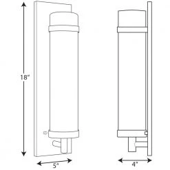 Hartwick 1-Light Brushed Nickel Wall Sconce by Progress Lighting 13 Hartwick 1-Light Brushed Nickel Wall Sconce by Progress Lighting -Progress Lighting Shop brushed nickel progress lighting vanity lighting p710088 009 e1 1000