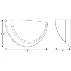 Eclipse LED 1-Light Brushed Nickel LED Wall Sconce by Progress Lighting 19 Eclipse LED 1-Light Brushed Nickel LED Wall Sconce by Progress Lighting -Progress Lighting Shop brushed nickel progress lighting vanity lighting p710090 009 30 76 1000