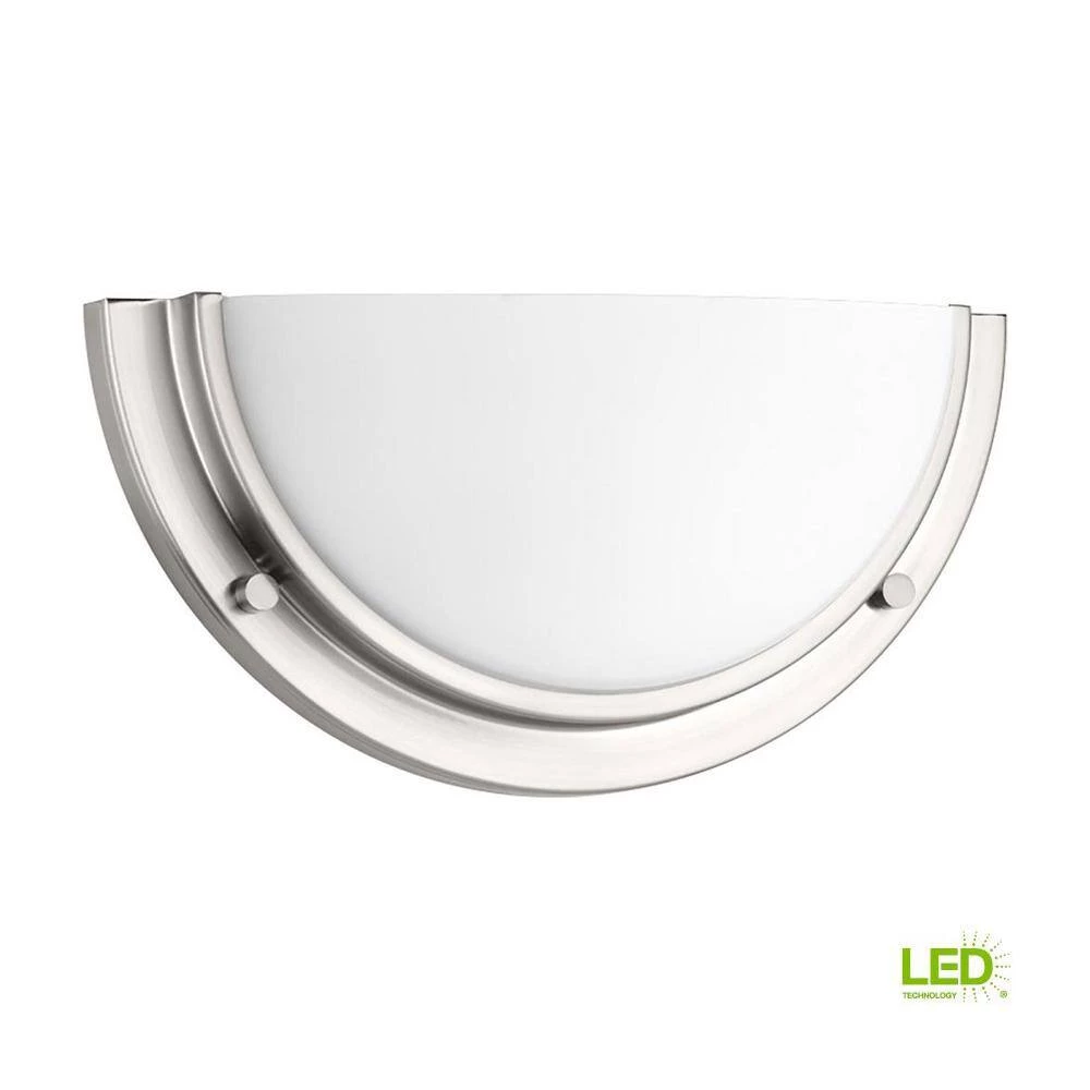 Apogee Collection 20-Watt Brushed Nickel Integrated LED Sconce by Progress Lighting 4 Apogee Collection 20-Watt Brushed Nickel Integrated LED Sconce by Progress Lighting - Image 2
