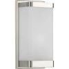 1-Light Linen Brushed Nickel Glass Wall Sconce by Progress Lighting -Progress Lighting Shop brushed nickel progress lighting wall sconces p710072 009 64 1000
