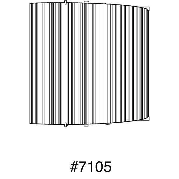 LED Wall Sconces Collection 17 -Watt Brushed Nickel Integrated LED Wall Sconce with Ribbed Glass by Progress Lighting 5 LED Wall Sconces Collection 17 -Watt Brushed Nickel Integrated LED Wall Sconce with Ribbed Glass by Progress Lighting - Image 3