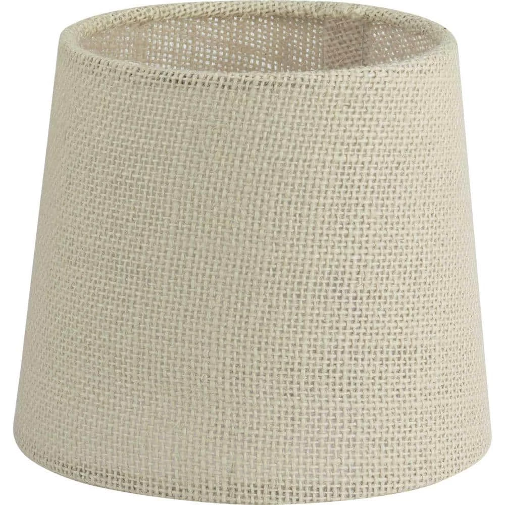 Natural Burlap Accessory Shade by Progress Lighting 3 Natural Burlap Accessory Shade by Progress Lighting