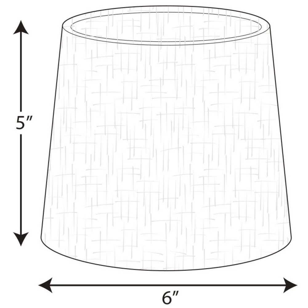 Natural Burlap Accessory Shade by Progress Lighting 9 Natural Burlap Accessory Shade by Progress Lighting - Image 7