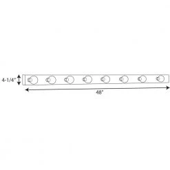 Broadway Collection 8-Light Polished Chrome Traditional Bath Vanity Light by Progress Lighting -Progress Lighting Shop chrome progress lighting vanity lighting p3300 15 31 1000