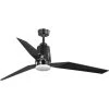 Bixby 60 in. Black Chrome Ceiling Fan by Progress Lighting -Progress Lighting Shop clear black metal flake progress lighting ceiling fans with lights p250038 231 30 64 1000