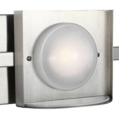 Arch LED Collection 4-Light Brushed Nickel Etched Glass Modern Bath Vanity Light by Progress Lighting -Progress Lighting Shop cottage white progress lighting flush mount lights p300292 009 30 c3 1000