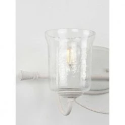 Bowman Collection 2-Light Cottage White Clear Chiseled Glass Coastal Bath Vanity Light by Progress Lighting 16 Bowman Collection 2-Light Cottage White Clear Chiseled Glass Coastal Bath Vanity Light by Progress Lighting -Progress Lighting Shop cottage white progress lighting vanity lighting p300254 151 1f 1000