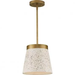 Terrazzo Collection 1-Light Distressed Brass Sand Terrazzo Global Hanging Pendant Light by Progress Lighting -Progress Lighting Shop distressed brass sand progress lighting chandeliers p500313 175 c3 1000