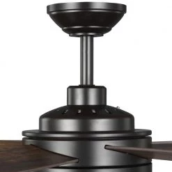 Albin Collection 54" Indoor/Outdoor 5-Blade Modern Bronze Ceiling Fan for Outdoor Living by Progress Lighting -Progress Lighting Shop distressed walnut progress lighting ceiling fans with lights p250036 129 30 fa 1000