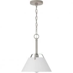 Burmont 1-Light Driftwood Pendant with Matte White Metal Shade by Progress Lighting 15 Burmont 1-Light Driftwood Pendant with Matte White Metal Shade by Progress Lighting -Progress Lighting Shop driftwood progress lighting chandeliers p500348 183 44 1000