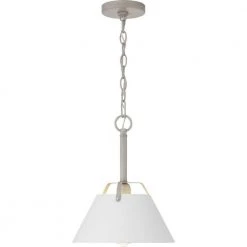 Burmont 1-Light Driftwood Pendant with Matte White Metal Shade by Progress Lighting 13 Burmont 1-Light Driftwood Pendant with Matte White Metal Shade by Progress Lighting -Progress Lighting Shop driftwood progress lighting chandeliers p500348 183 4f 1000