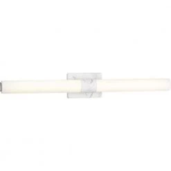 Blanco LED Collection 32" Faux White Marble Etched White Glass Luxe Bath Vanity Light by Progress Lighting 16 Blanco LED Collection 32" Faux White Marble Etched White Glass Luxe Bath Vanity Light by Progress Lighting -Progress Lighting Shop faux white marble progress lighting vanity lighting p300151 150 30 4f 1000