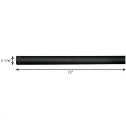 AirPro 72 in. Forged Black Extension Downrod by Progress Lighting -Progress Lighting Shop forged black progress lighting ceiling fan downrods p2609 80 c3 1000