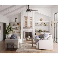 Montague Collection 60 in. LED Forged Black Indoor/Outdoor Ceiling Fan with Light Kit and Remote by Progress Lighting 25 Montague Collection 60 in. LED Forged Black Indoor/Outdoor Ceiling Fan with Light Kit and Remote by Progress Lighting -Progress Lighting Shop forged black progress lighting ceiling fans with lights p2564 8030k 44 1000