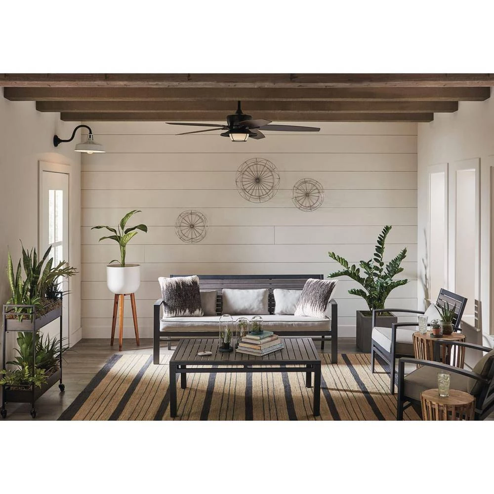 Montague Collection 60 in. LED Forged Black Indoor/Outdoor Ceiling Fan with Light Kit and Remote by Progress Lighting 10 Montague Collection 60 in. LED Forged Black Indoor/Outdoor Ceiling Fan with Light Kit and Remote by Progress Lighting - Image 8