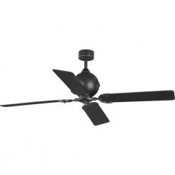 Royer 56 in. Forged Black Ceiling Fan by Progress Lighting -Progress Lighting Shop forged black progress lighting ceiling fans without lights p250010 080 c3 1000