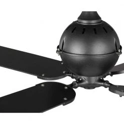 Royer 56 in. Forged Black Ceiling Fan by Progress Lighting -Progress Lighting Shop forged black progress lighting ceiling fans without lights p250010 080 fa 1000