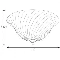 Kensington Collection 2-Light Forged Bronze Flush Mount with Frosted Caramel Swirl Glass by Progress Lighting -Progress Lighting Shop forged bronze progress lighting flush mount lights p3986 77 31 1000