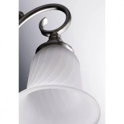 Kensington Collection 2-Light Forged Bronze Flush Mount with Frosted Caramel Swirl Glass by Progress Lighting -Progress Lighting Shop forged bronze progress lighting flush mount lights p3986 77 e1 1000