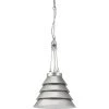 Jeffrey Alan Marks Point Dume Collection Surfrider 1-Light Galvanized Finish Steel Shade Coastal Pendant Light by Progress Lighting