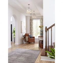 Gulliver 17 in. 3-Light Galvanized Coastal Semi-Flush Ceiling or Hanging Light with Painted Antique White Frame by Progress Lighting 23 Gulliver 17 in. 3-Light Galvanized Coastal Semi-Flush Ceiling or Hanging Light with Painted Antique White Frame by Progress Lighting -Progress Lighting Shop galvanized finish progress lighting flush mount lights p350049 141 44 1000