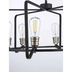 Foster Collection 6-Light Gilded Iron Farmhouse Chandelier Light by Progress Lighting -Progress Lighting Shop gilded iron progress lighting chandeliers p400154 071 76 1000