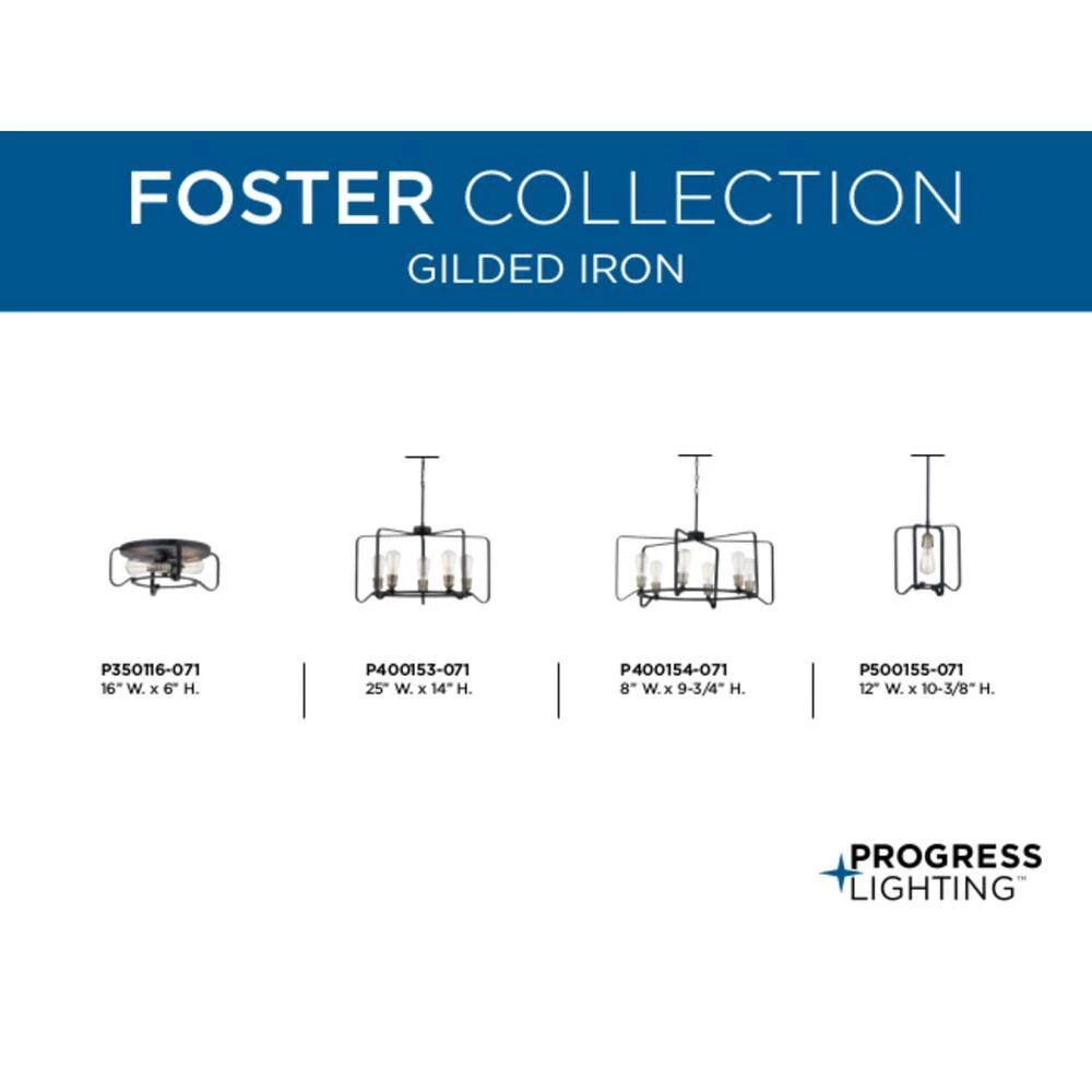 Foster 1-Light Mini-Pendant by Progress Lighting 7 Foster 1-Light Mini-Pendant by Progress Lighting - Image 5
