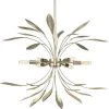 Mariposa 5-Light Gilded Silver Luxe Hanging Pendant Light by Progress Lighting -Progress Lighting Shop gilded silver progress lighting chandeliers p500415 176 64 1000
