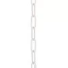 48 in. Gloss White Square Profile Accessory Chain by Progress Lighting -Progress Lighting Shop gloss white progress lighting chains p8755 30 64 1000