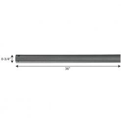 AirPro Collection 36 in. Graphite Extension Downrod by Progress Lighting 10 AirPro Collection 36 in. Graphite Extension Downrod by Progress Lighting -Progress Lighting Shop graphite progress lighting ceiling fan downrods p2606 143 c3 1000