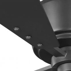 Chapin Collection 56" 4-Blade Black Graphite Modern Ceiling Fan for Bedrooms by Progress Lighting -Progress Lighting Shop graphite progress lighting ceiling fans without lights p250022 143 4f 1000