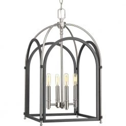 Westfall Collection 4-Light Graphite Pendant by Progress Lighting