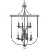 Gulliver 8-Light Graphite Pendant by Progress Lighting -Progress Lighting Shop graphite progress lighting chandeliers p500158 143 64 1000