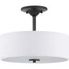 Inspire Collection 2-Light Graphite Semi-Flush Mount by Progress Lighting -Progress Lighting Shop graphite progress lighting flush mount lights p350129 143 64 1000