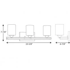 Dart Collection 3-Light Graphite Etched Glass Modern Bath Vanity Light by Progress Lighting 19 Dart Collection 3-Light Graphite Etched Glass Modern Bath Vanity Light by Progress Lighting -Progress Lighting Shop graphite progress lighting vanity lighting p300146 143 31 1000