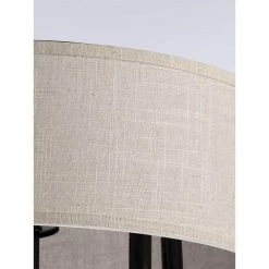 Drum Shade Collection Farmhouse 21-5/8 in. 5-Light Matte Black with Harvest Linen Shade Chandelier Light by Progress Lighting -Progress Lighting Shop matte black progress lighting chandeliers p400193 031 fa 1000