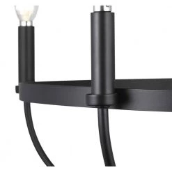 Camperdown 5-Light Matte Black Chandelier by Progress Lighting -Progress Lighting Shop matte black progress lighting chandeliers p400285 31m fa 1000