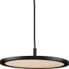 Everlume 20-Watt Integrated LED 1-Light for Kitchen Matte Black Modern Integrated LED Pendant Light for Kitchen by Progress Lighting -Progress Lighting Shop matte black progress lighting chandeliers p500366 31m 30 64 1000