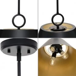 Parkhurst Collection 18 in. 3-Light Matte Black New Traditional Pendant for Kitchen by Progress Lighting -Progress Lighting Shop matte black progress lighting chandeliers p500368 31m 1d 1000