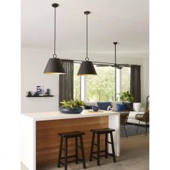 Parkhurst Collection 18 in. 3-Light Matte Black New Traditional Pendant for Kitchen by Progress Lighting -Progress Lighting Shop matte black progress lighting chandeliers p500368 31m 76 1000