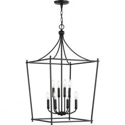 Parkhurst 20 in. 8-Light Matte Black New Traditional Chandelier for Foyer by Progress Lighting 16 Parkhurst 20 in. 8-Light Matte Black New Traditional Chandelier for Foyer by Progress Lighting -Progress Lighting Shop matte black progress lighting chandeliers p500371 31m c3 1000
