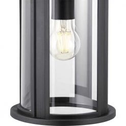Faywood 1-Light Matte Black Outdoor Pendant Light with Clear Glass by Progress Lighting 12 Faywood 1-Light Matte Black Outdoor Pendant Light with Clear Glass by Progress Lighting -Progress Lighting Shop matte black progress lighting outdoor pendant lights p550079 031 44 1000