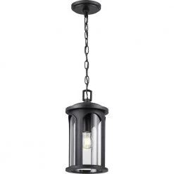 Faywood 1-Light Matte Black Outdoor Pendant Light with Clear Glass by Progress Lighting 10 Faywood 1-Light Matte Black Outdoor Pendant Light with Clear Glass by Progress Lighting -Progress Lighting Shop matte black progress lighting outdoor pendant lights p550079 031 4f 1000