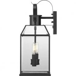 Canton Heights 18 in. 2-Light Matte Black Transitional Outdoor Wall Lantern with Clear Beveled Glass by Progress Lighting -Progress Lighting Shop matte black progress lighting outdoor sconces p560142 031 a0 1000