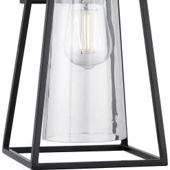 Raineville 1-Light 12 in. Matte Black Outdoor Wall Lantern with Clear Glass by Progress Lighting -Progress Lighting Shop matte black progress lighting outdoor sconces p560216 031 1f 1000