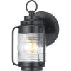 Watch Tower 1-Light 8.75 in. Matte Black Outdoor Wall Lantern with Clear Glass by Progress Lighting -Progress Lighting Shop matte black progress lighting outdoor sconces p560231 031 64 1000