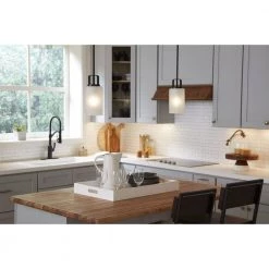 League Collection 1-Light Matte Black Etched Glass Modern Farmhouse Mini-Pendant Hanging Light by Progress Lighting 17 League Collection 1-Light Matte Black Etched Glass Modern Farmhouse Mini-Pendant Hanging Light by Progress Lighting -Progress Lighting Shop matte black progress lighting pendant lights p500341 31m 44 1000