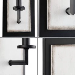Galloway 1-Light 18 in. Matte Black Modern Farmhouse Wall Bracket with Distressed White Accents by Progress Lighting -Progress Lighting Shop matte black progress lighting vanity lighting p710109 31m 4f 1000
